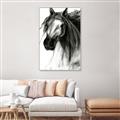 Picture of Sketched Horse _GroupedProduct_Rectangle_Portrait_Canvas_Framed_