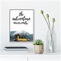Picture of The Adventure Never Ends _GroupedProduct_Rectangle_Portrait_Photography _GroupedProduct_Rectangle_Portrait_Canvas_Framed_