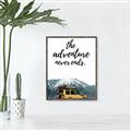 Picture of The Adventure Never Ends _GroupedProduct_Rectangle_Portrait_Photography _GroupedProduct_Rectangle_Portrait_Canvas_Framed_