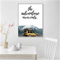 Picture of The Adventure Never Ends _GroupedProduct_Rectangle_Portrait_Photography _GroupedProduct_Rectangle_Portrait_Canvas_Framed_