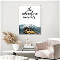Picture of The Adventure Never Ends _GroupedProduct_Rectangle_Portrait_Photography _GroupedProduct_Rectangle_Portrait_Canvas_Framed_