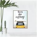 Picture of Never Stop Exploring Van _GroupedProduct_Rectangle_Portrait_Photography _GroupedProduct_Rectangle_Portrait_Canvas_Framed_