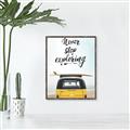 Picture of Never Stop Exploring Van _GroupedProduct_Rectangle_Portrait_Photography _GroupedProduct_Rectangle_Portrait_Canvas_Framed_