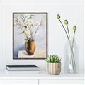 Picture of Copper Floral Pot _GroupedProduct_Rectangle_Portrait_Canvas_Framed_