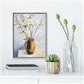 Picture of Copper Floral Pot _GroupedProduct_Rectangle_Portrait_Canvas_Framed_