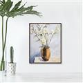 Picture of Copper Floral Pot _GroupedProduct_Rectangle_Portrait_Canvas_Framed_