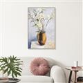 Picture of Copper Floral Pot _GroupedProduct_Rectangle_Portrait_Canvas_Framed_