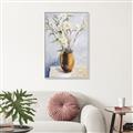 Picture of Copper Floral Pot _GroupedProduct_Rectangle_Portrait_Canvas_Framed_