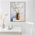 Picture of Copper Floral Pot _GroupedProduct_Rectangle_Portrait_Canvas_Framed_