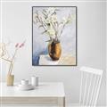 Picture of Copper Floral Pot _GroupedProduct_Rectangle_Portrait_Canvas_Framed_
