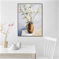 Picture of Copper Floral Pot _GroupedProduct_Rectangle_Portrait_Canvas_Framed_