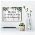 Picture of Family is life _GroupedProduct_Rectangle_Landscape_Canvas_Framed_