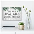 Picture of Family is life _GroupedProduct_Rectangle_Landscape_Canvas_Framed_