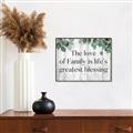 Picture of Family is life _GroupedProduct_Rectangle_Landscape_Canvas_Framed_