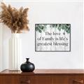 Picture of Family is life _GroupedProduct_Rectangle_Landscape_Canvas_Framed_