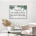 Picture of Family is life _GroupedProduct_Rectangle_Landscape_Canvas_Framed_