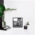 Picture of Zebra Watching _GroupedProduct_Square_Canvas_Framed_