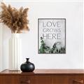 Picture of Love grows here _GroupedProduct_Rectangle_Portrait_Canvas_Framed_