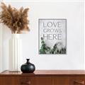 Picture of Love grows here _GroupedProduct_Rectangle_Portrait_Canvas_Framed_