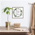 Picture of Home Wreath _GroupedProduct_Square_Canvas_Framed_