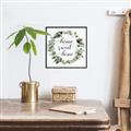 Picture of Home Wreath _GroupedProduct_Square_Canvas_Framed_