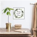 Picture of Home Wreath _GroupedProduct_Square_Canvas_Framed_