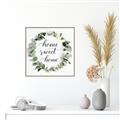 Picture of Home Wreath _GroupedProduct_Square_Canvas_Framed_