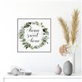 Picture of Home Wreath _GroupedProduct_Square_Canvas_Framed_