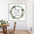 Picture of Home Wreath _GroupedProduct_Square_Canvas_Framed_