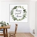 Picture of Home Wreath _GroupedProduct_Square_Canvas_Framed_