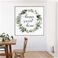 Picture of Home Wreath _GroupedProduct_Square_Canvas_Framed_