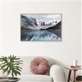 Picture of Snowy mountains _GroupedProduct_Rectangle_Landscape_Canvas_Framed_