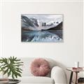 Picture of Snowy mountains _GroupedProduct_Rectangle_Landscape_Canvas_Framed_