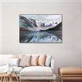 Picture of Snowy mountains _GroupedProduct_Rectangle_Landscape_Canvas_Framed_
