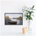 Picture of Rowing Along _GroupedProduct_Rectangle_Landscape_Canvas_Framed_