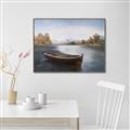 Picture of Rowing Along _GroupedProduct_Rectangle_Landscape_Canvas_Framed_