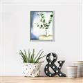 Picture of Green leaves  Pot _GroupedProduct_Rectangle_Portrait_Canvas_Framed_