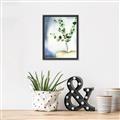 Picture of Green leaves  Pot _GroupedProduct_Rectangle_Portrait_Canvas_Framed_