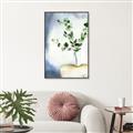 Picture of Green leaves  Pot _GroupedProduct_Rectangle_Portrait_Canvas_Framed_