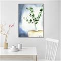 Picture of Green leaves  Pot _GroupedProduct_Rectangle_Portrait_Canvas_Framed_
