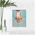 Picture of Pool Day _GroupedProduct_Rectangle_Portrait_Canvas_Framed_