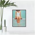 Picture of Pool Day _GroupedProduct_Rectangle_Portrait_Canvas_Framed_