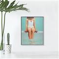 Picture of Pool Day _GroupedProduct_Rectangle_Portrait_Canvas_Framed_