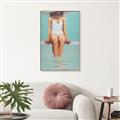 Picture of Pool Day _GroupedProduct_Rectangle_Portrait_Canvas_Framed_