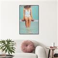 Picture of Pool Day _GroupedProduct_Rectangle_Portrait_Canvas_Framed_