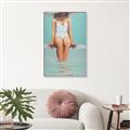 Picture of Pool Day _GroupedProduct_Rectangle_Portrait_Canvas_Framed_