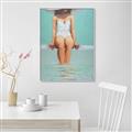 Picture of Pool Day _GroupedProduct_Rectangle_Portrait_Canvas_Framed_