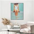 Picture of Pool Day _GroupedProduct_Rectangle_Portrait_Canvas_Framed_