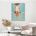 Picture of Pool Day _GroupedProduct_Rectangle_Portrait_Canvas_Framed_