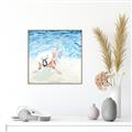 Picture of Wading at the Beach _GroupedProduct_Square_Canvas_Framed_